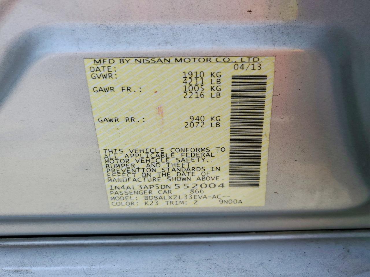 Nissan Altima 2.5