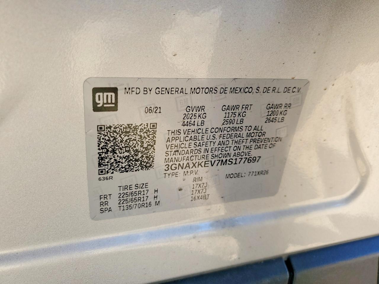 Chevrolet Equinox Lt