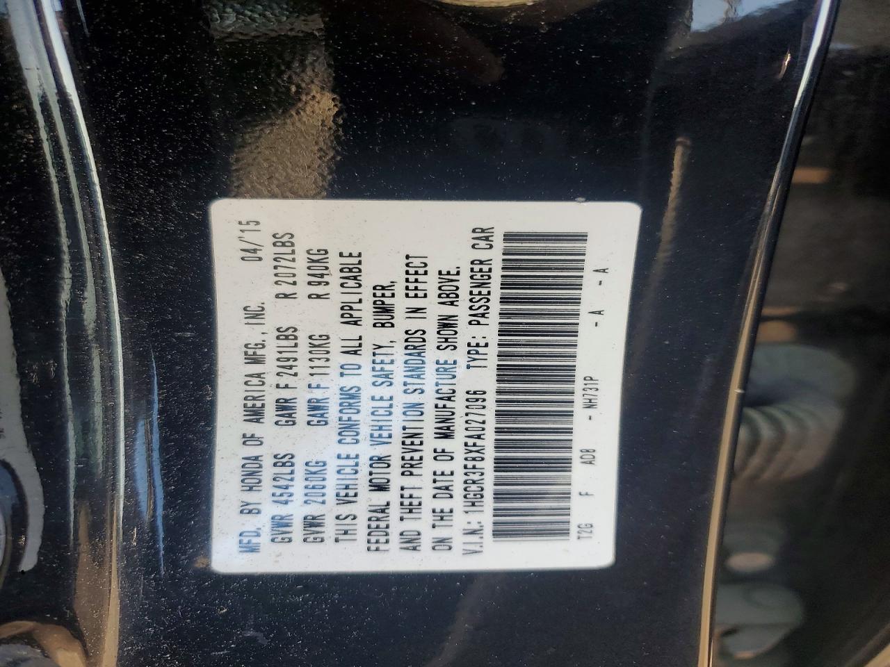 Honda Accord Exl