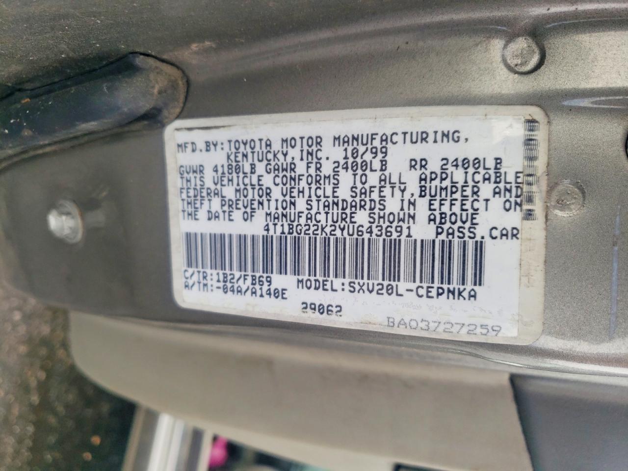 Toyota Camry Ce