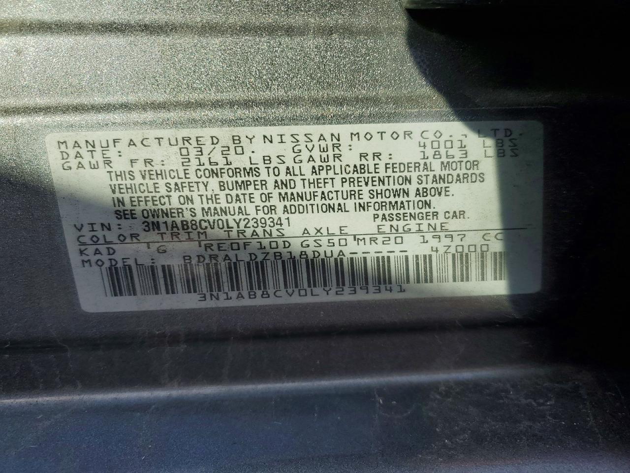 Nissan Sentra Sv