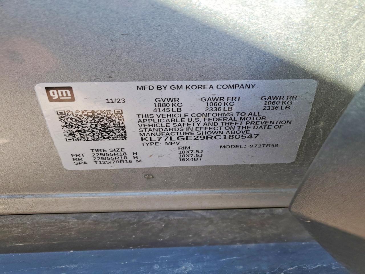 Chevrolet Trax 1rs