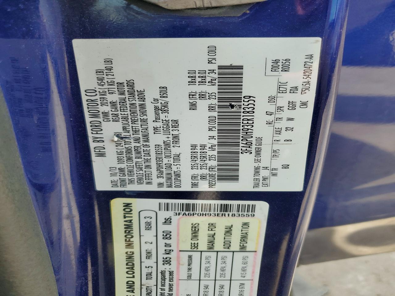 Ford Fusion Se