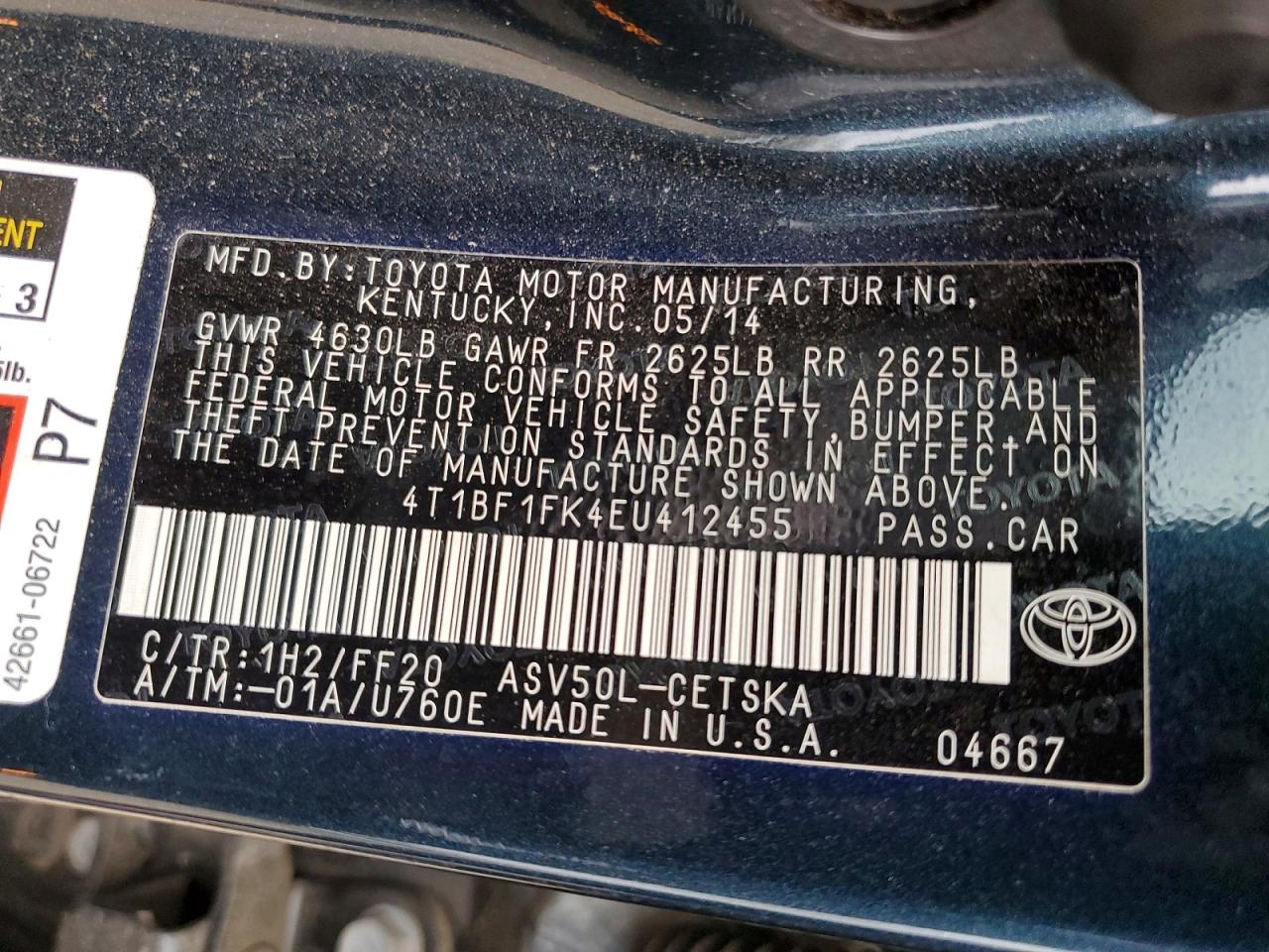 Toyota Camry Se