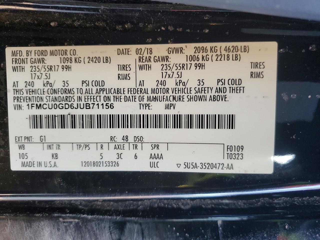 Ford Escape Se