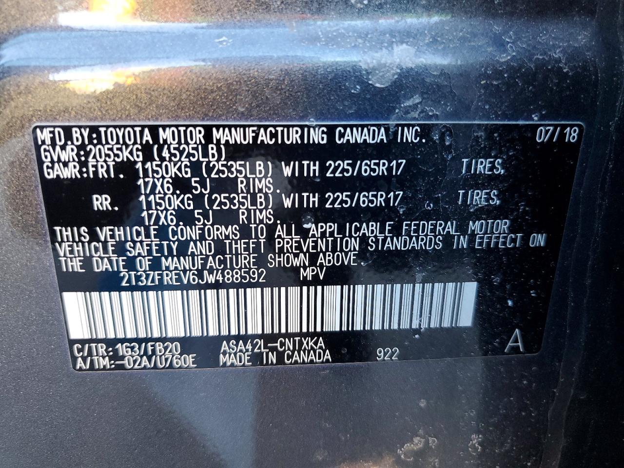 Toyota RAV4 Le