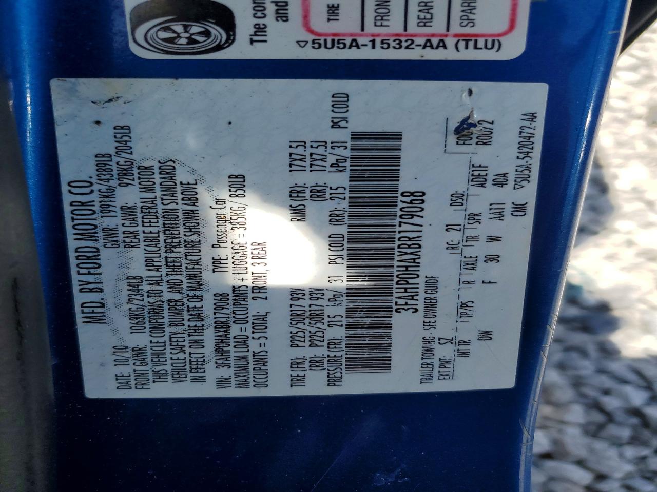 Ford Fusion Se