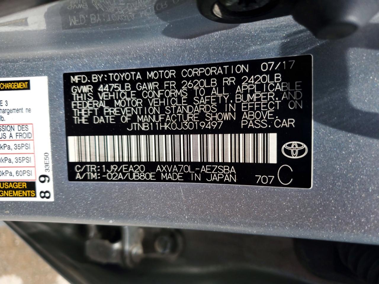 Toyota Camry Se