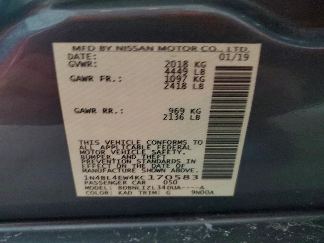 Nissan Altima Sl
