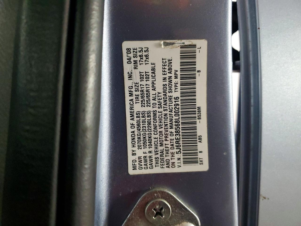 Honda Crv Ex