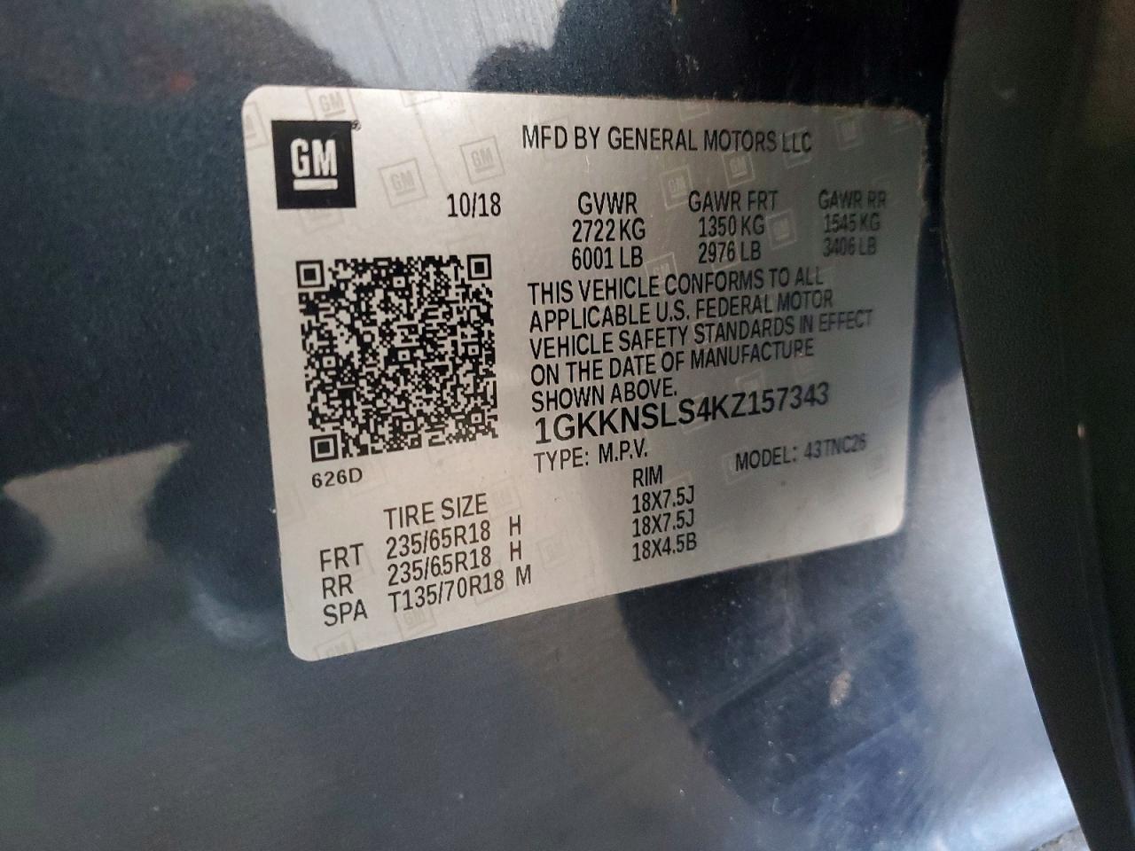 GMC Acadia Sle