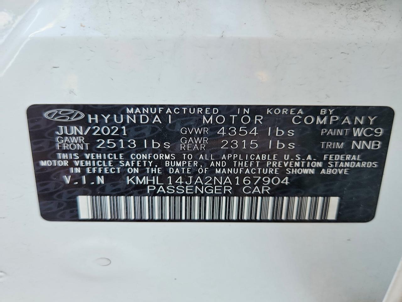 Hyundai SONATA Sel