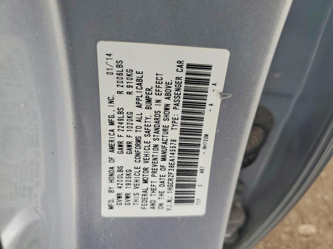 Honda Accord Lx