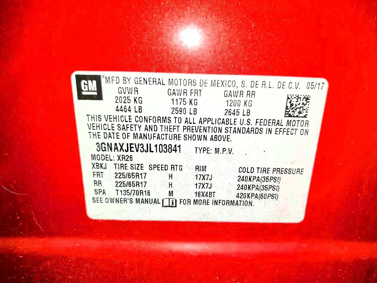 Chevrolet Equinox Lt