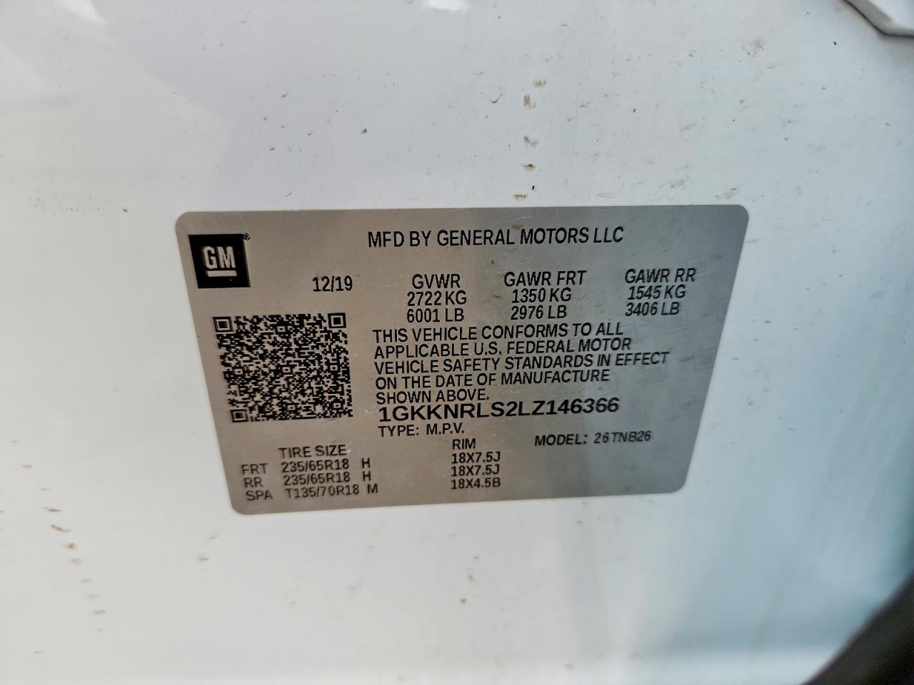 GMC Acadia Sle