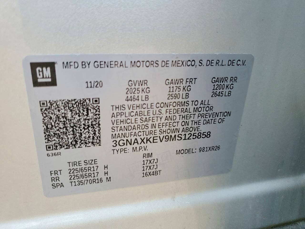 Chevrolet Equinox Lt