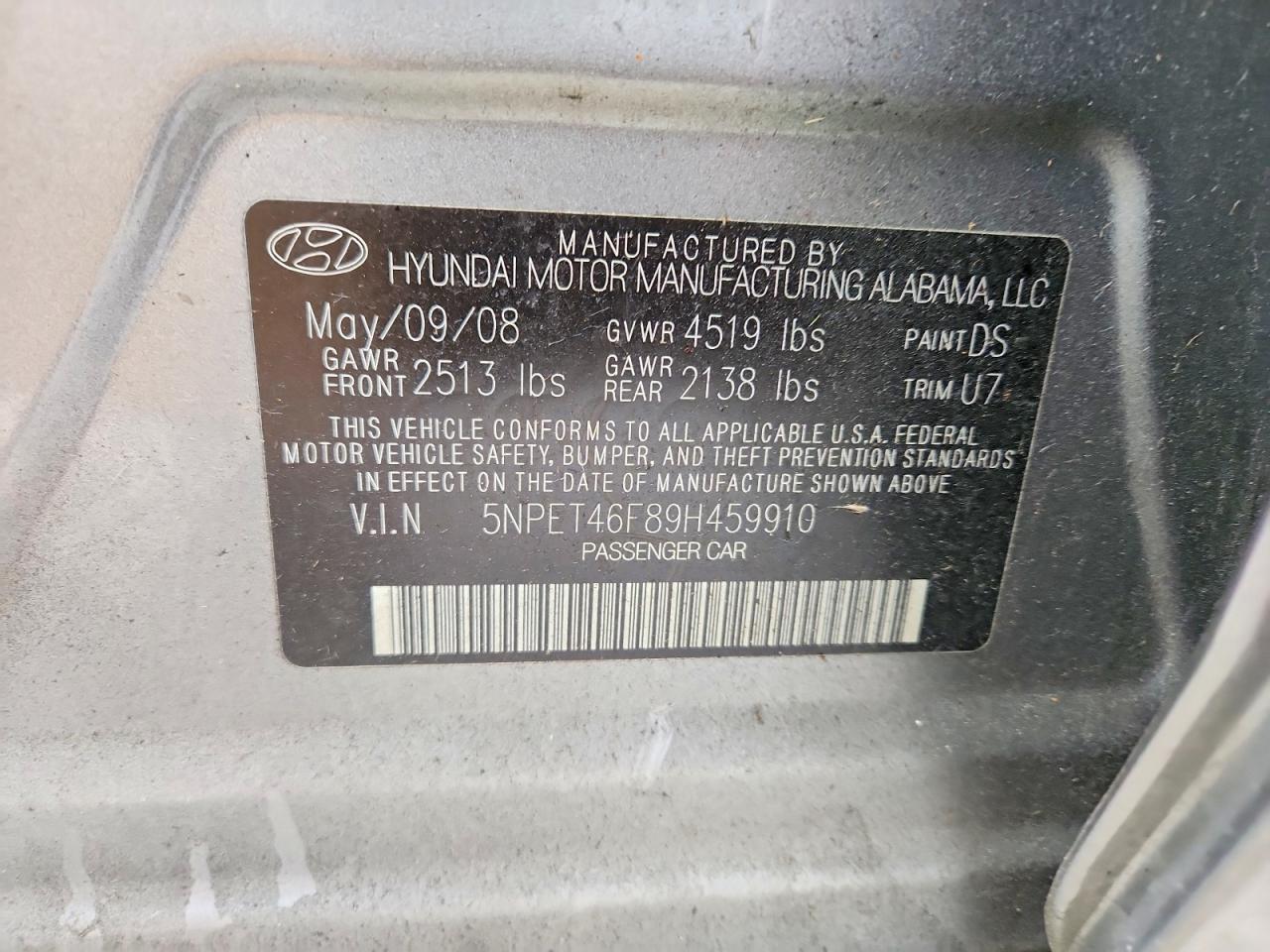 Hyundai SONATA Gls V6