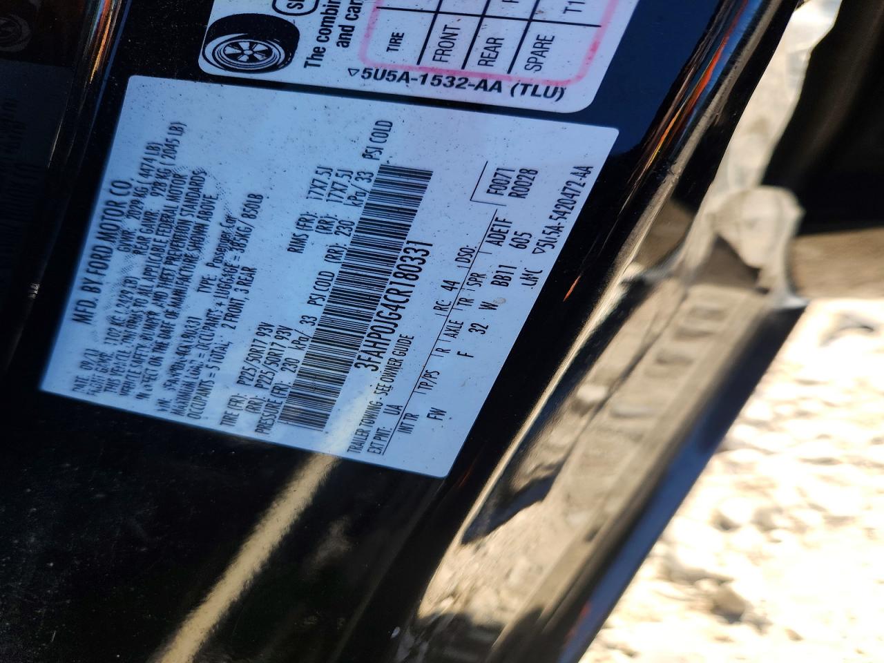 Ford Fusion Sel