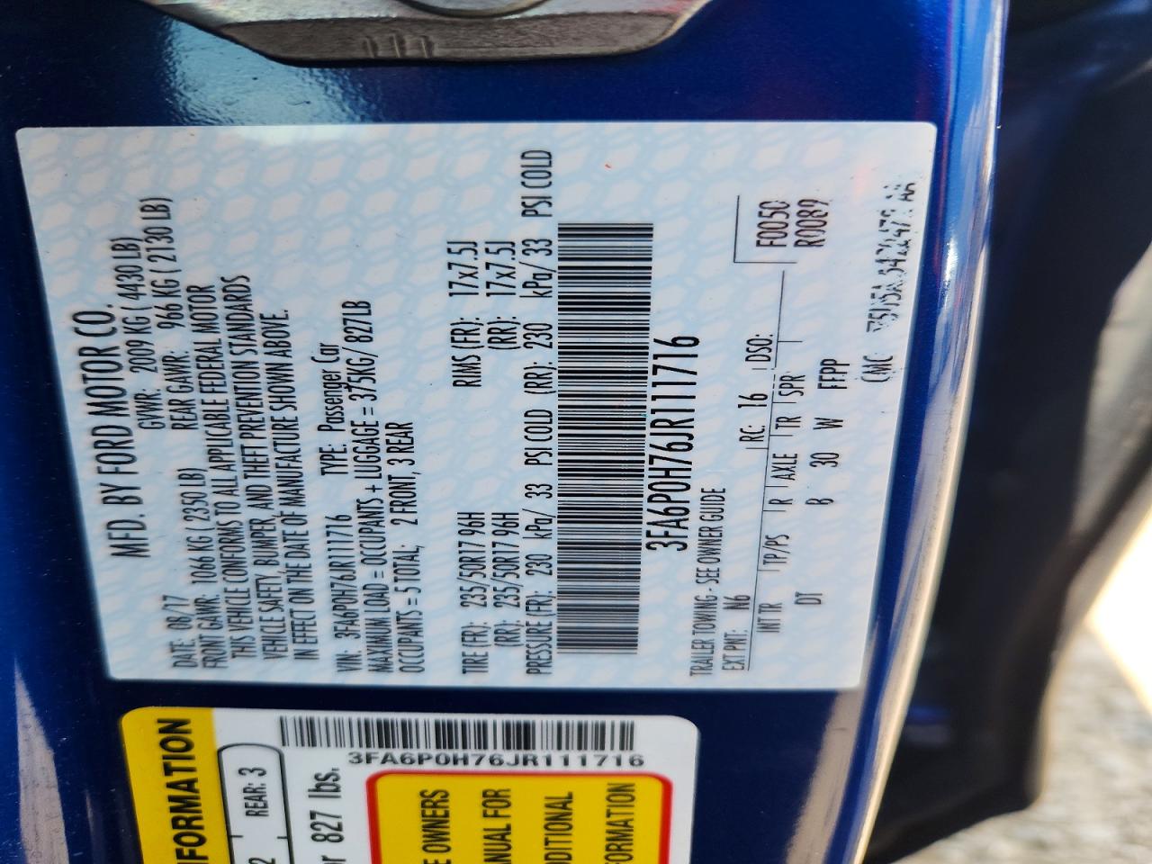 Ford Fusion Se
