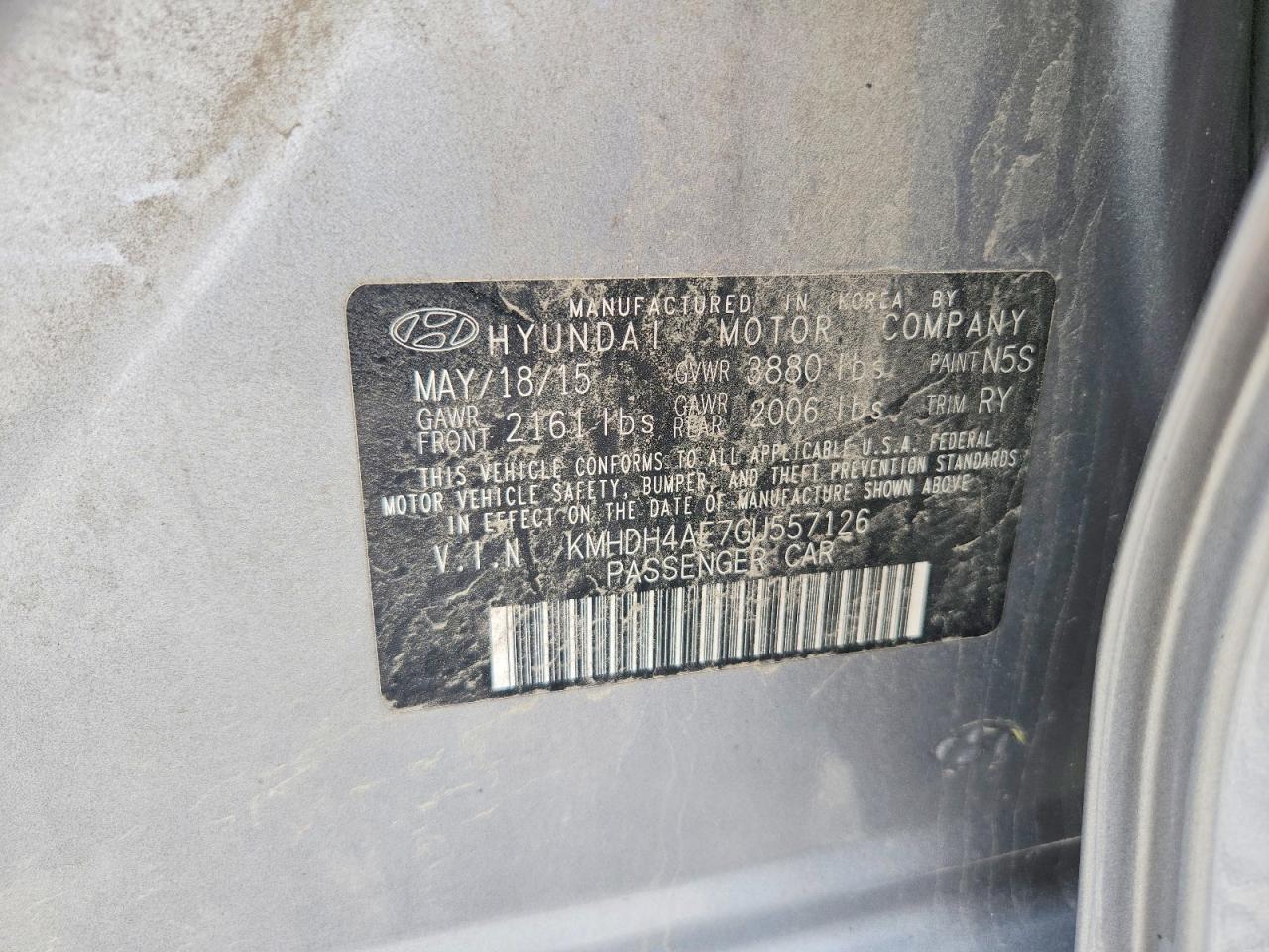 Hyundai ELANTRA Value Edition