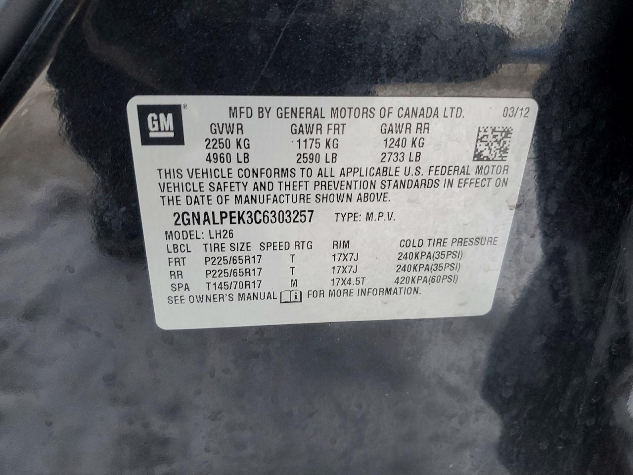 Chevrolet Equinox Lt