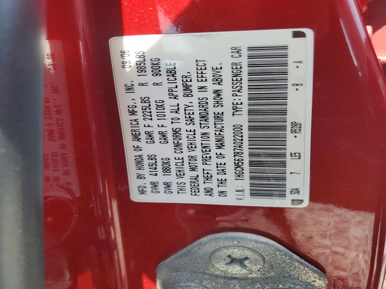 Honda Accord Ex