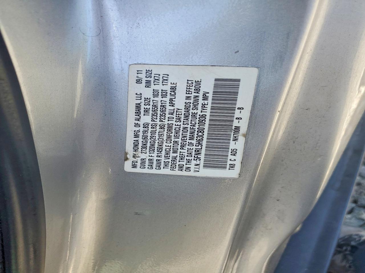 Honda Odyssey Exl