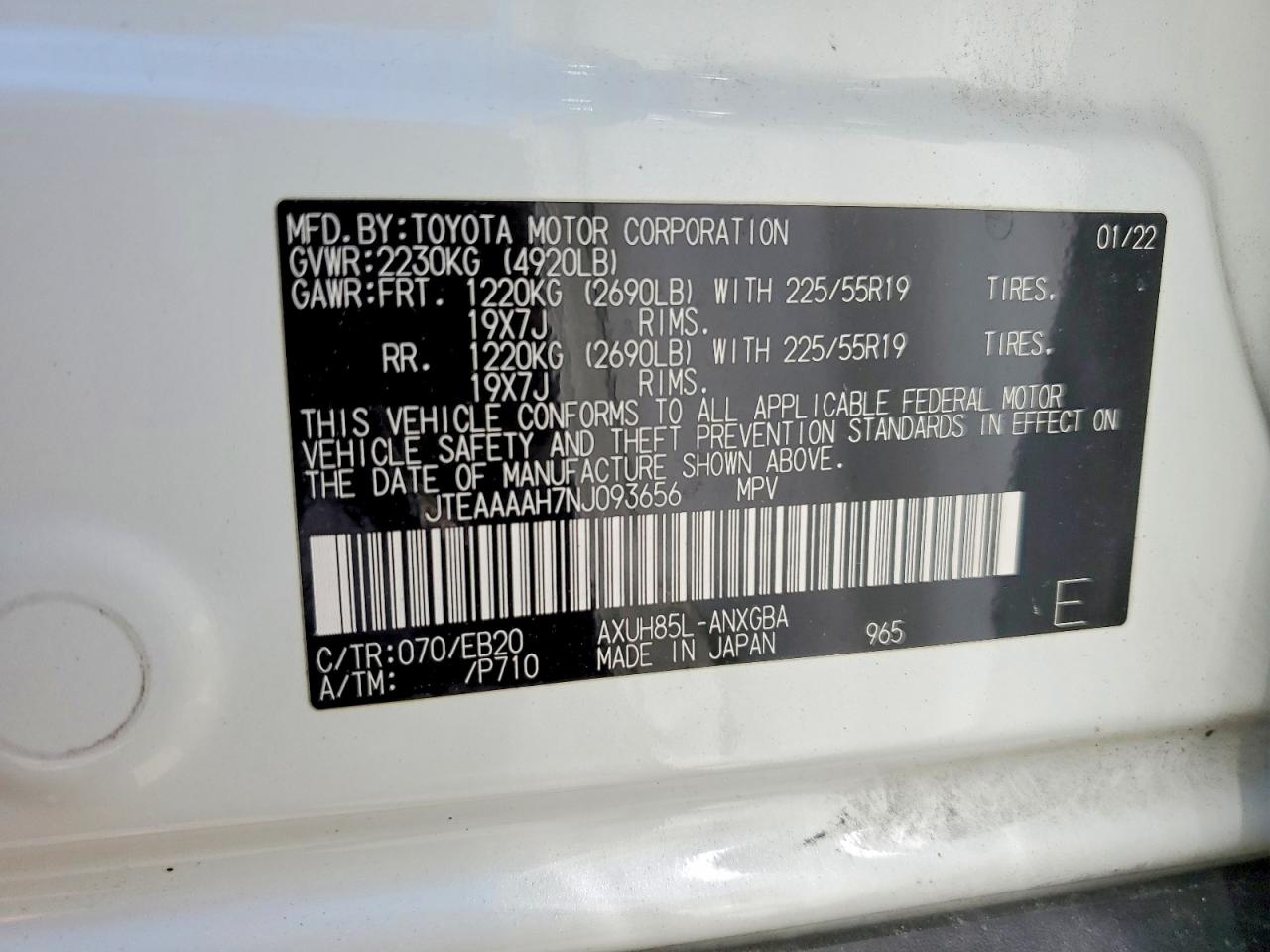 Toyota Venza Xle