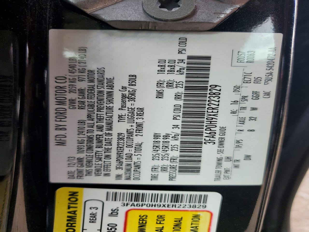 Ford Fusion Se