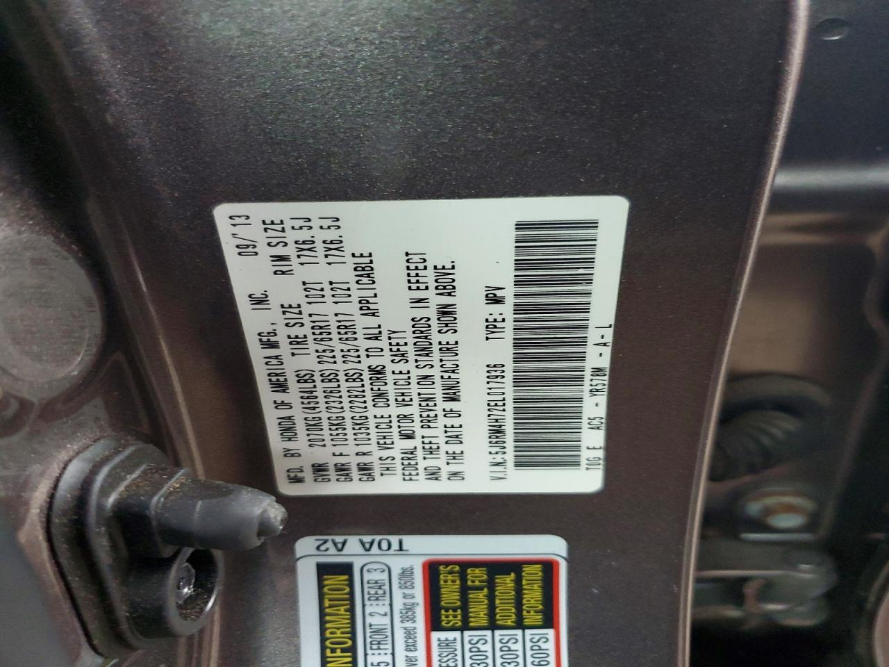 Honda Crv Exl