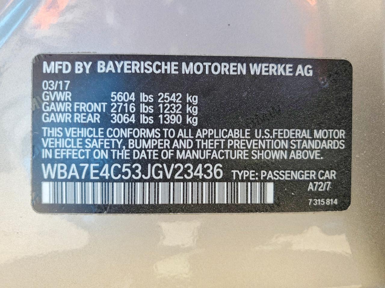 BMW 7 Series Xi