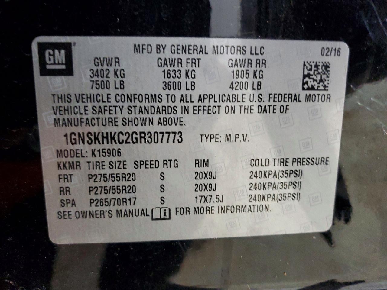 Chevrolet Suburban K1500 Lt