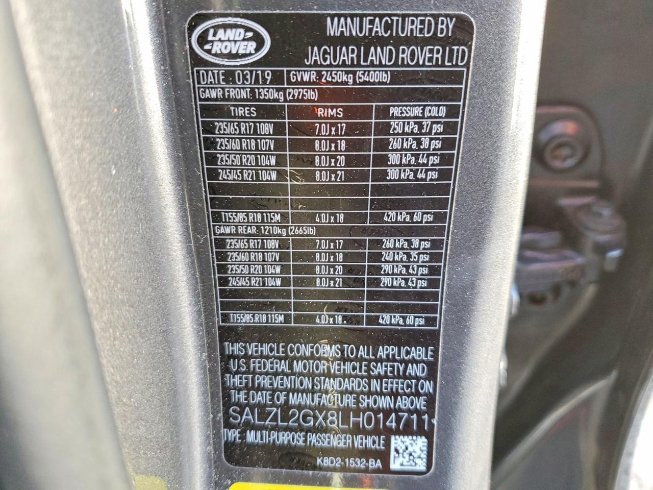 Land Rover Range Rover Se