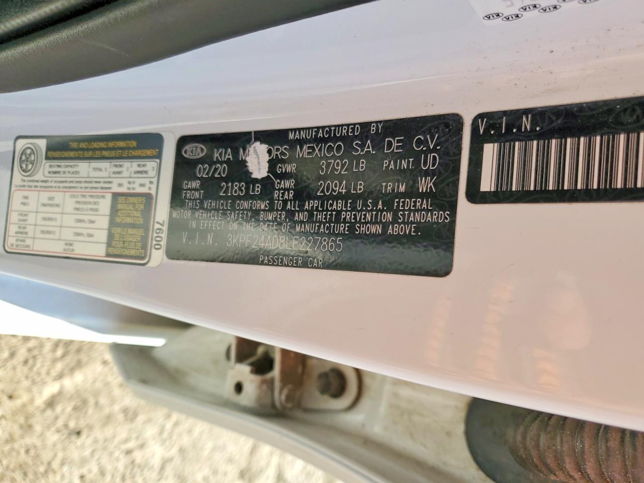 Kia Forte Fe