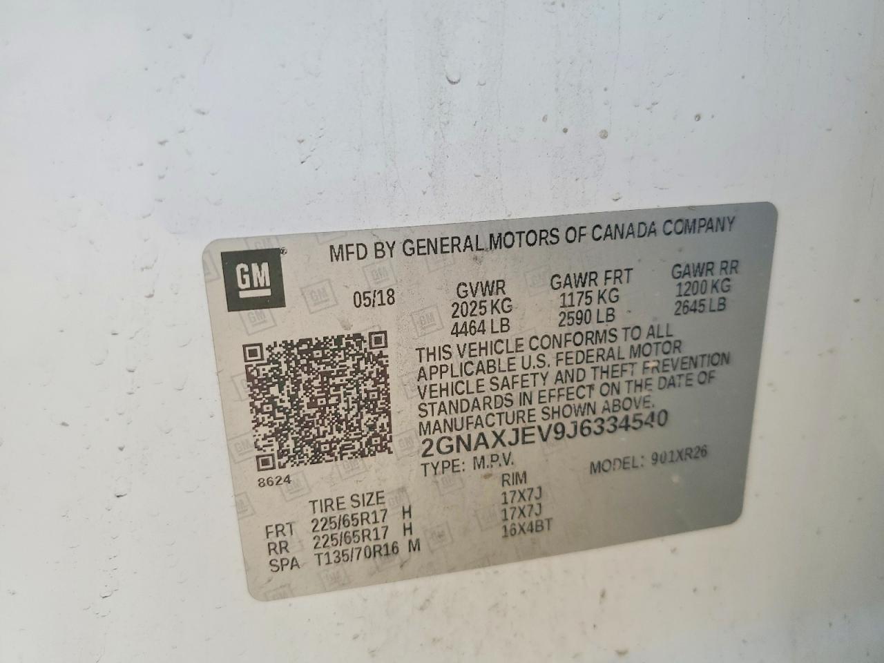 Chevrolet Equinox Lt