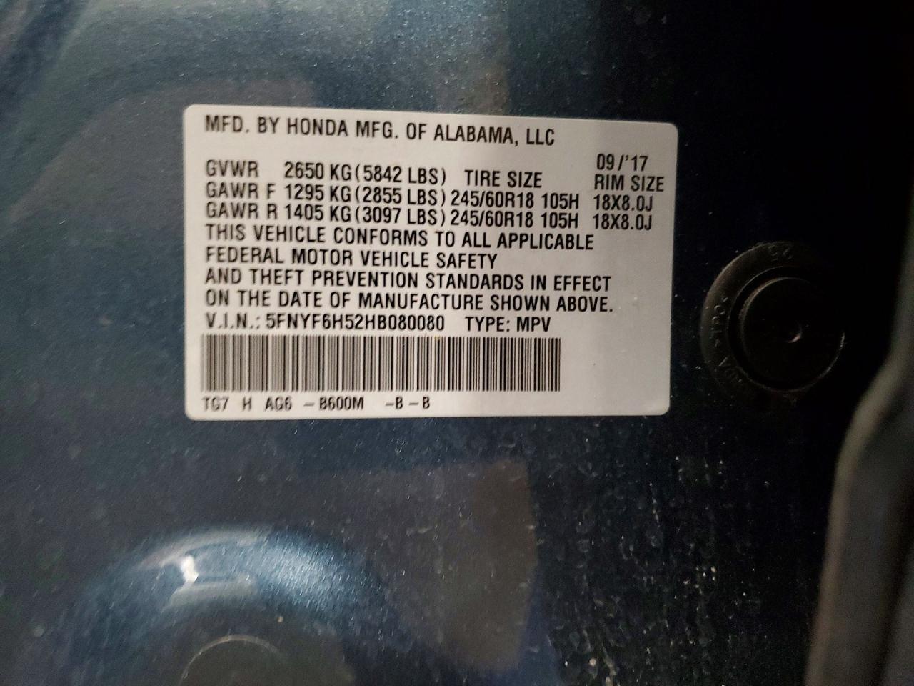 Honda Pilot Exl