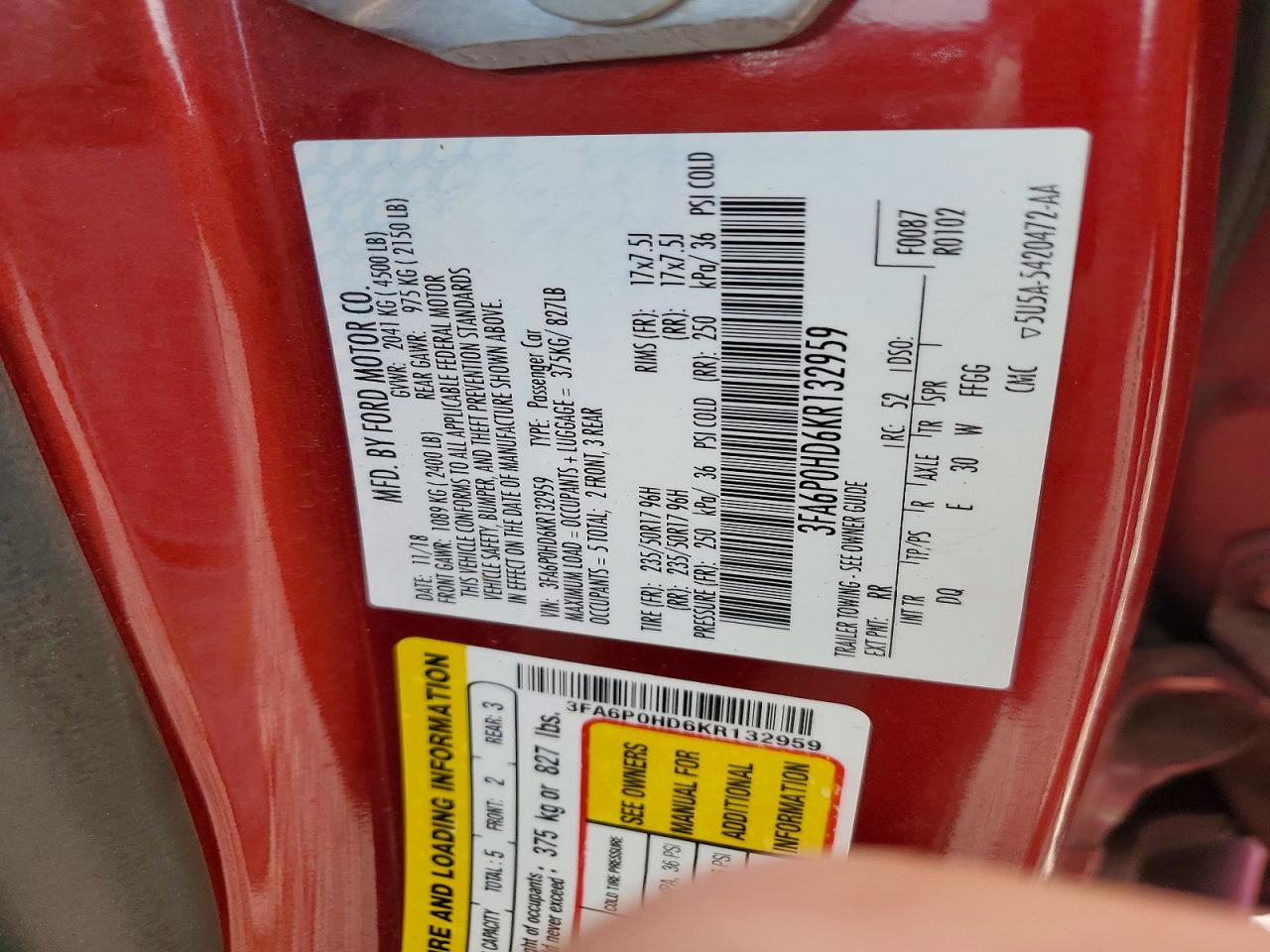 Ford Fusion Se