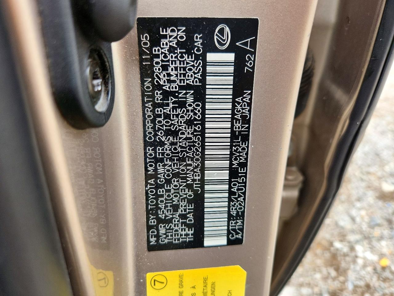 Lexus Es 330