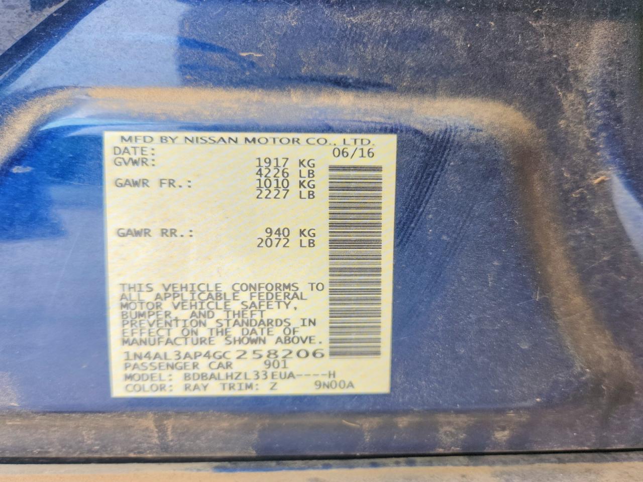 Nissan Altima 2.5 Sr