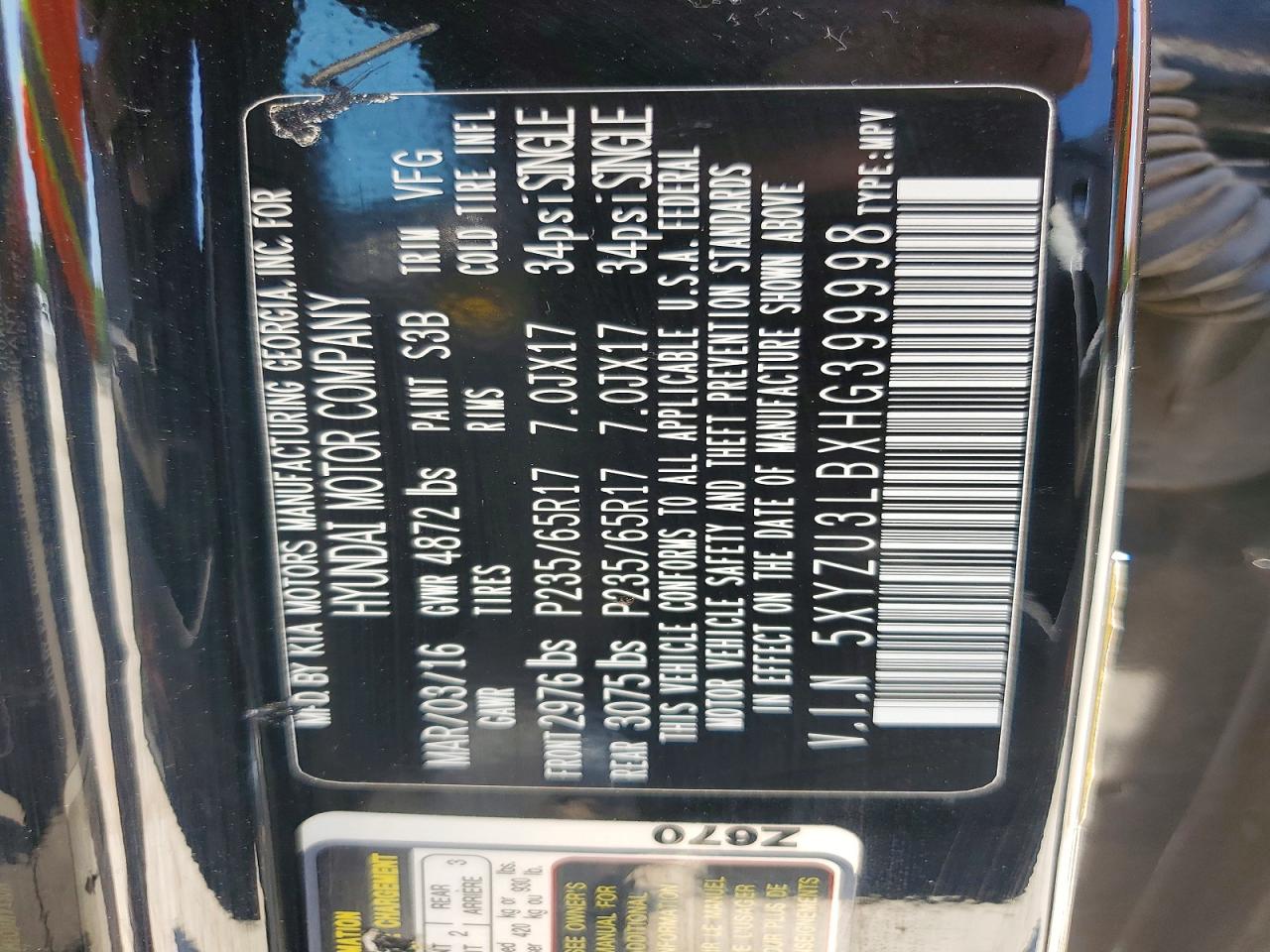 Hyundai SANTA FE 2.4l