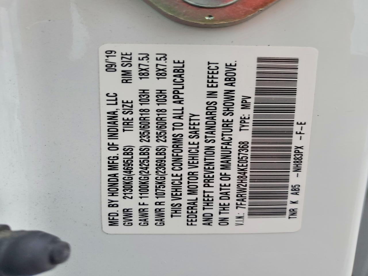 Honda Crv Exl