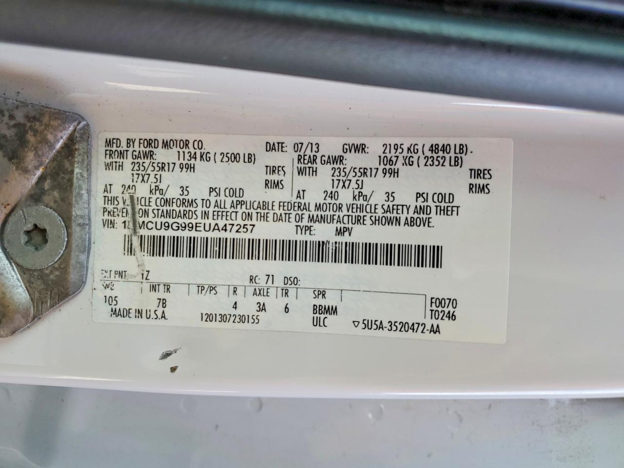 Ford Escape Se