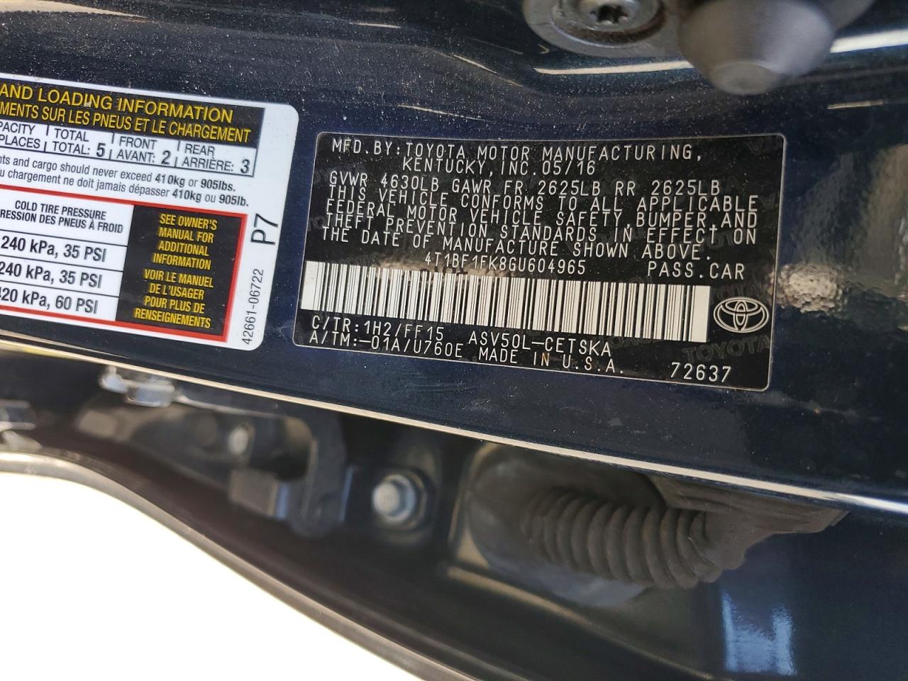 Toyota Camry Se