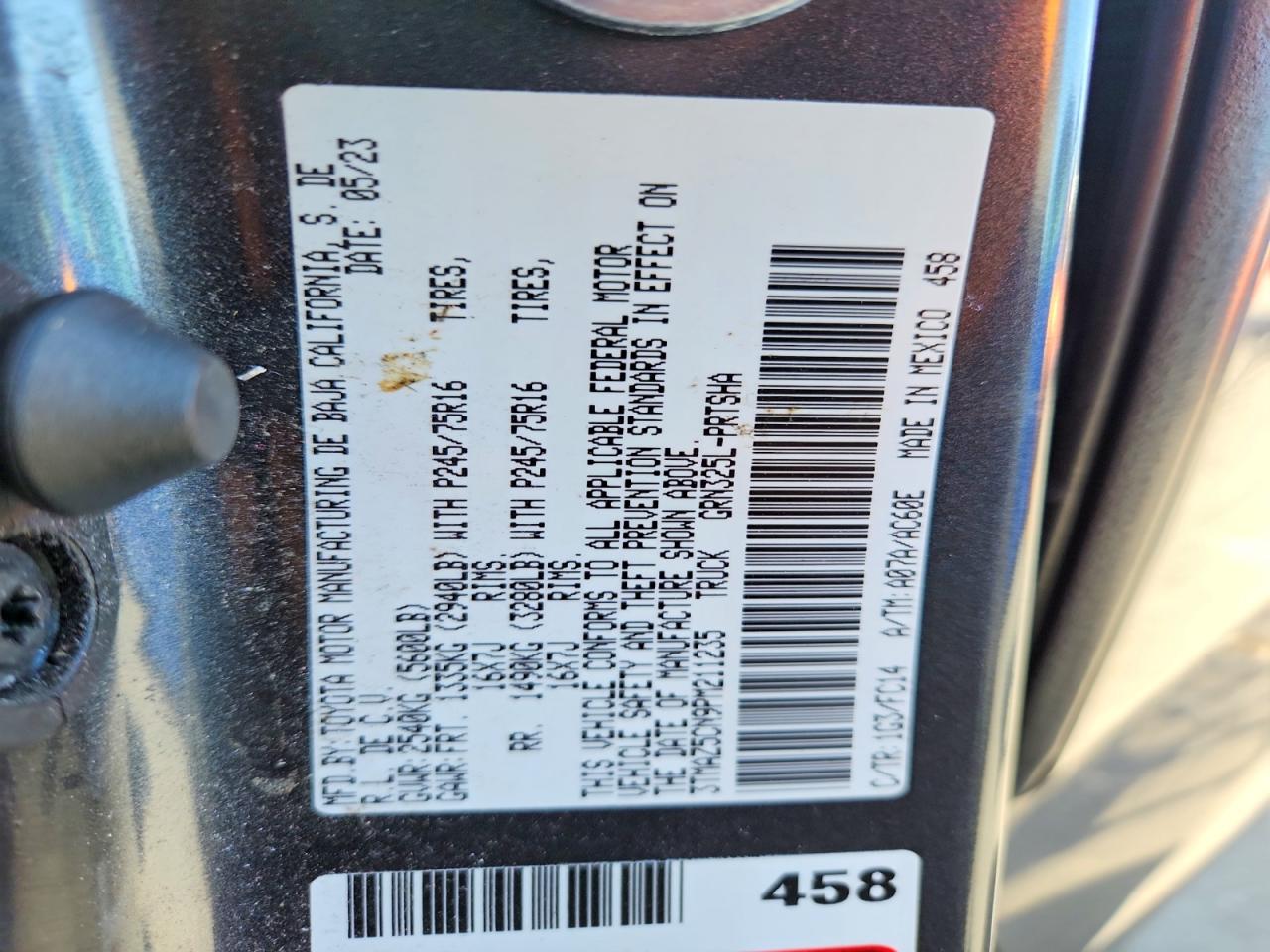 Toyota Tacoma Sr5 V6