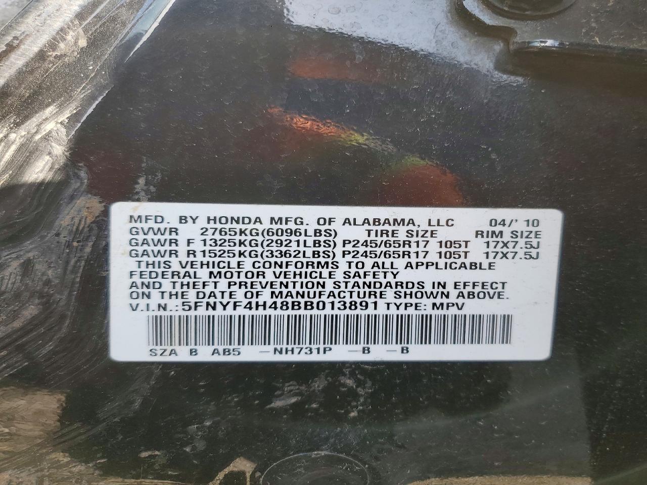 Honda Pilot Ex