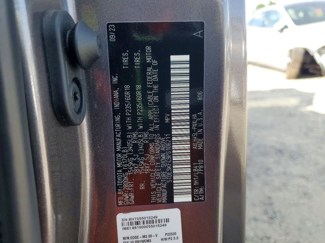 Toyota Sienna Platinum 7-passenger