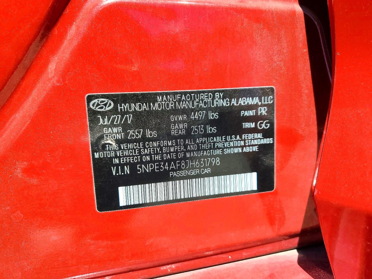 Hyundai SONATA Sel