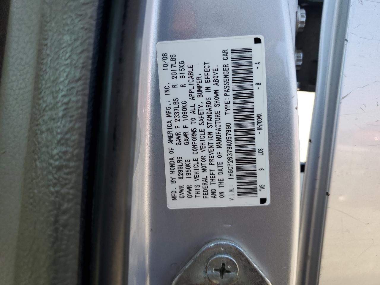Honda Accord Lx