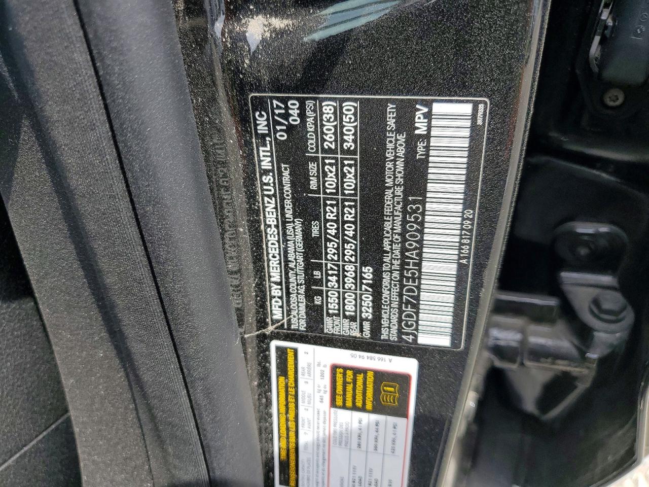 Mercedes-Benz Gls-class 550 4matic