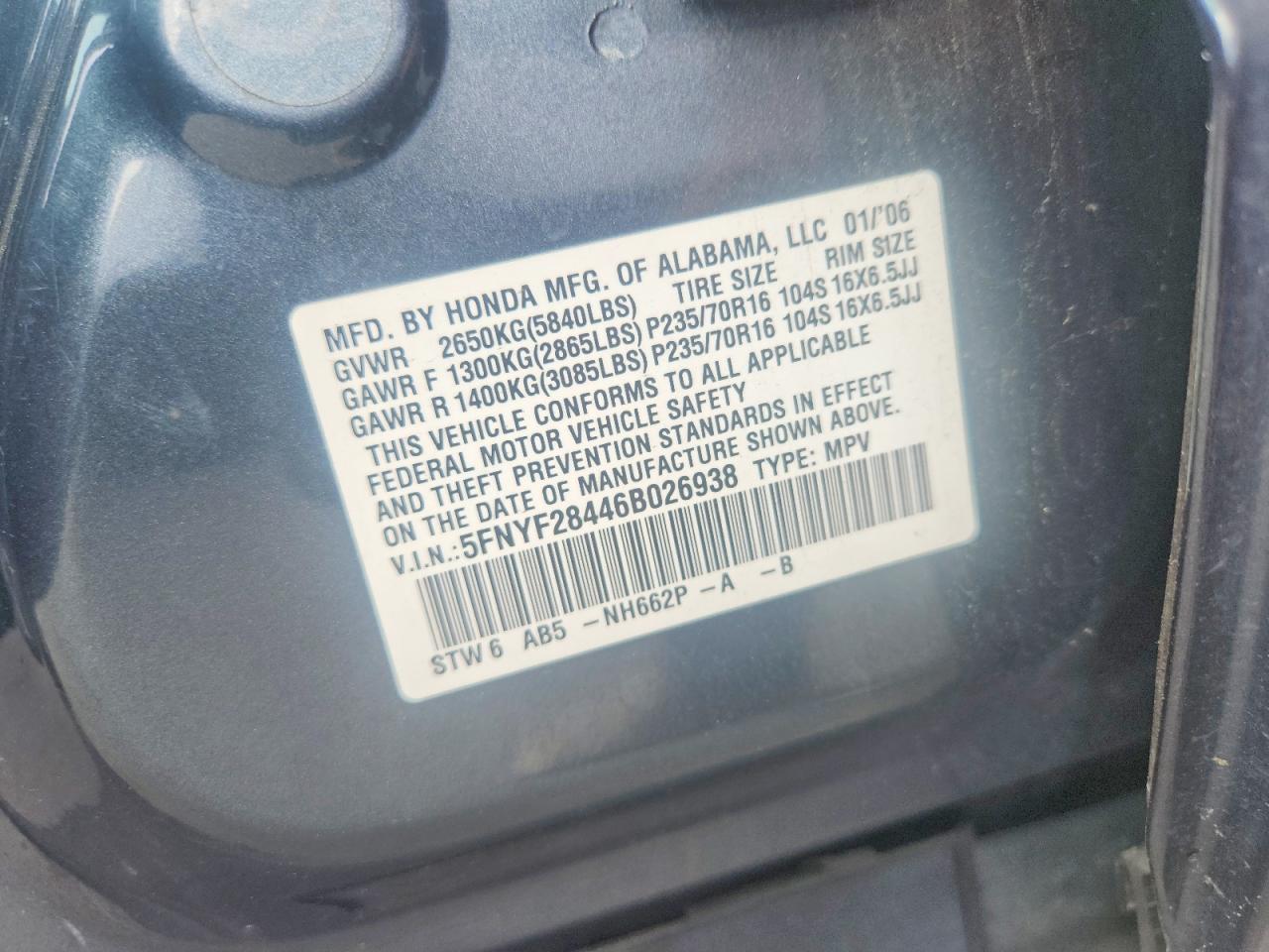 Honda Pilot Ex